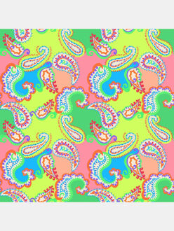 Gilet lesbos paisley Veelkleurig - M