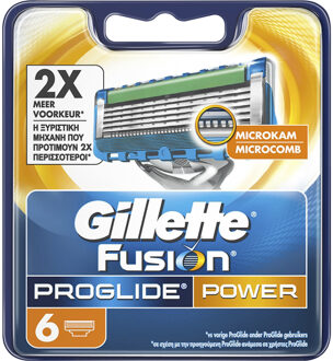 Gillette Fusion 5 ProGlide Power - 6 Scheermesjes - 000