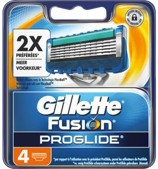 Gillette Fusion5 Proglide Flexball Scheermesjes - (4st.)