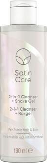 Gillette Scheergel Gillette Satin Care Pubic Hair & Skin 2-in-1 Cleanser Shave Gel 190 ml