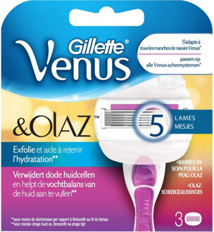 Gillette Venus & Olaz Sugarberry Scheermesjes 3 stuks (Roze)