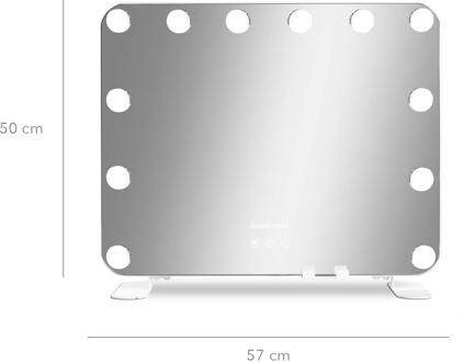 Gillian Jones Make-Up Spiegel Gillian Jones Makeup Artist Mirror 12 LED Bulbs & Smart Phone Holder 1 st