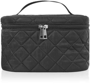 Gillian Jones Make-Up Tas Gillian Jones Beauty Box Quilted Black 1 st