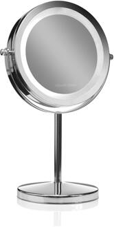 Gillian Jones Stand Mirror x 10 - With LED Light Silver