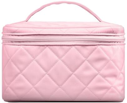 Gillian Jones Toilettas Gillian Jones Beauty Box In Quilted Nylon Pink 1 st