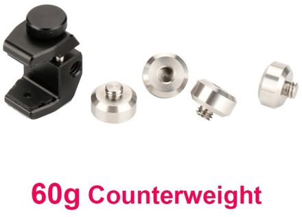 Gimbal Accessoires Contragewicht voor Balanceren Moment Lens Telefoon Case Cover voor Zhiyun glad 4 DJI Osmo mobiele 2 Moza mi ni-mi zwart