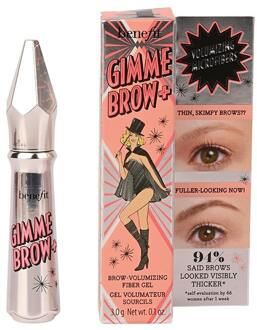 Gimme Brow+ Brow-Volumizing Fiber Gel - Gel na úpravu obočí 3 g 4 Warm Deep Brown (L)