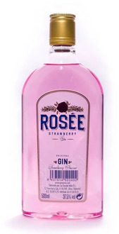 Gin Rosée Strawberry, plastic bottle 0.5L