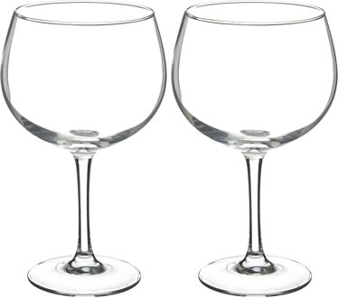 Gin Tonic glazen - 12x stuks - 700 ml - transparant - 12 x 20 cm