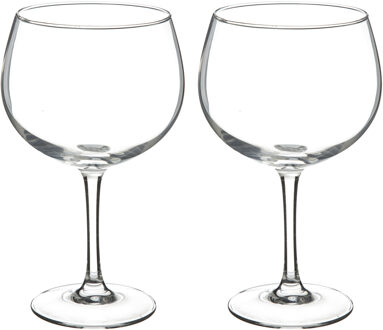 Gin Tonic glazen - 8x stuks - 700 ml - transparant - 12 x 20 cm