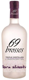 GIN wild blackberry, 69 brosses, bottle 70cl