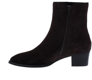 Gineke dames enkellaars | dames | maat: | suede Bruin - 38