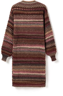 Gio gebreide cardigan in veelkleurig - maat S/M
