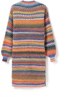 Gio gebreide cardigan in veelkleurig - maat S/M