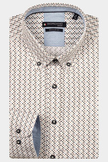 Giordano Casual hemd lange mouw ivy long sleeve button down s 527018/40 Paars - XL