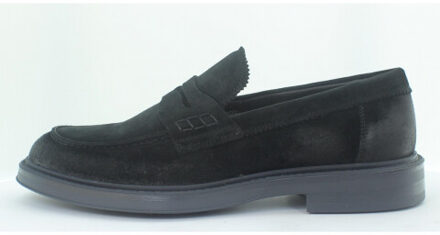 Giorgio 16110 Torino Black loafer rubber zool Zwart - 40
