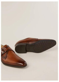 Giorgio 38201 cognac leren schoen met gesep - maat 41,5 Klaproos