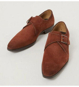 Giorgio 38201 suede gesp schoen in cognac kleur Klaproos - 47