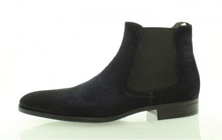 Giorgio 38204 halfhoge zwart suède laarsje met rubber zool - 47