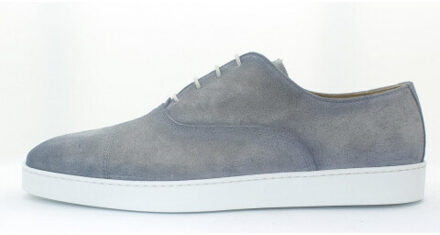 Giorgio 51303 grijze suède veterschoen met witte zool Grijs - 44
