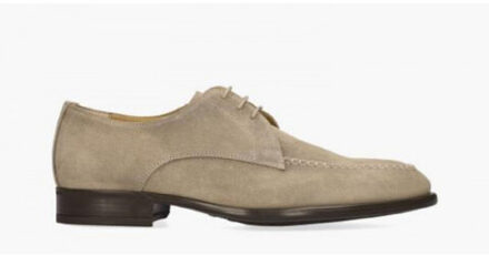 Giorgio 79418 zandkleurige suède veterschoenen beige - 41