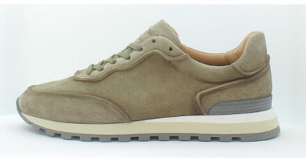 Giorgio 875108 lichtbruine suède sneaker Kaki - 42