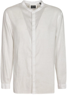 Giorgio Armani Casual Shirts Giorgio Armani , White , Heren - 2Xl,Xl,4Xl,3Xl