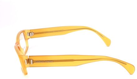 Giorgio Armani Gele Acetaat Bril (Monturen) Geel - One Size