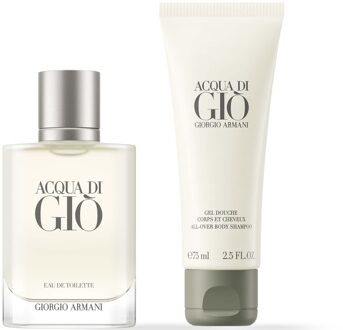 Giorgio Armani Geschenkset Giorgio Armani Acqua Di Gio EDT + Shower Gel Gift Set 50 ml + 75 ml