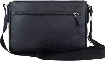 Giorgio Armani Messenger Dames Navy Tas - maat Blauw