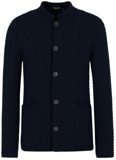Giorgio Armani Sweatshirts & Hoodies Giorgio Armani , Blue , Heren - Xl,L,M