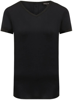 Giorgio Armani T-shirts Giorgio Armani , Black , Dames - S,2Xs