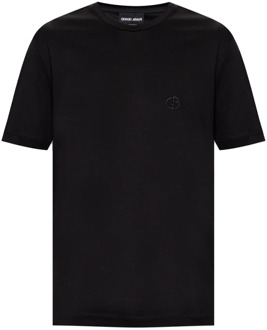Giorgio Armani T-shirts Giorgio Armani , Black , Heren - 2Xl,Xl,L,M,S,3Xl
