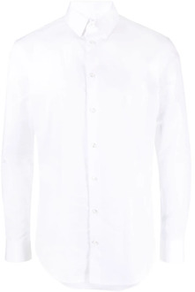 Giorgio Armani Witte Overhemden voor Mannen Giorgio Armani , White , Heren - Xl,L,M,S