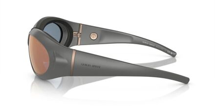 Giorgio Armani Zwarte Acetaat Zonnebril - maat