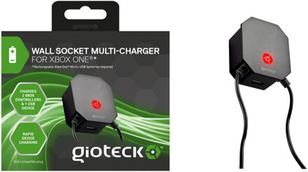 Gioteck Wall Socket Multicharger (Xbox One)