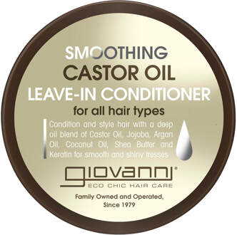 Giovanni Smoothing Castor Oil Leave-In Conditioner 340ml