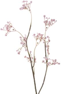 Gipskruid/gypsophila - kunstbloemen - takken - roze - 66 cm - Kunstbloemen