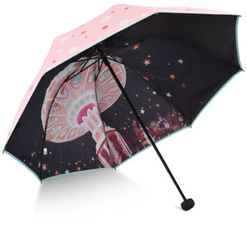 GIR Guarda Chuva Feminino Leuke Regen Paraplu Opvouwbare Reverse Paraplu Dubbele Laag Winddicht parasol transparante koepel Z695 stijl 1