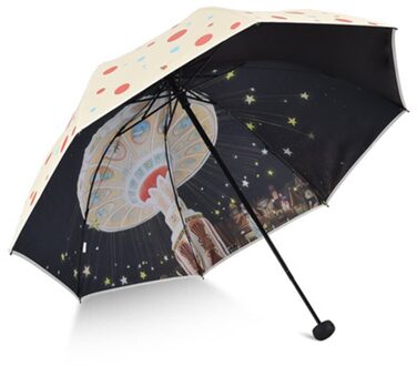 GIR Guarda Chuva Feminino Leuke Regen Paraplu Opvouwbare Reverse Paraplu Dubbele Laag Winddicht parasol transparante koepel Z695 stijl 3
