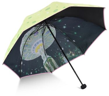 GIR Guarda Chuva Feminino Leuke Regen Paraplu Opvouwbare Reverse Paraplu Dubbele Laag Winddicht parasol transparante koepel Z695 stijl 4