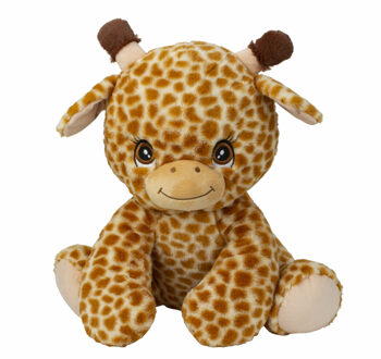 Giraffe knuffel van zachte pluche - speelgoed dieren - 33 cm