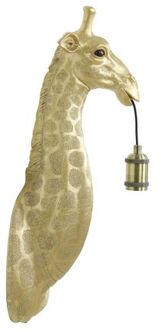 Giraffe Wandlamp Goud