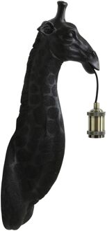 Giraffe Wandlamp Zwart