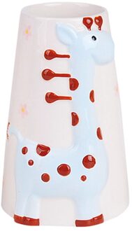 Giraffe Water Fles Keramische Waterkoker Houder Hamster Huisdier Verticale Ketel Beugel LXY9 wit