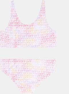 Girl's Off White Juniors Off Stamp Bikini in Multi colour - maat Veelkleurig