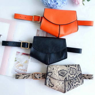 Girl's PU Leather Mini Belt Bag Waist Pack Key Phone Purse Wallet Travel Hip Bum Bag Leisure Fashion mini Purse 5 colors