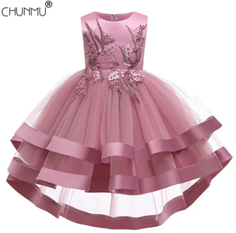 Girls Dress Princess Formal First Communion Children Party Dress Wedding Gown Kids Dresses for Girls Birthday Dress Vestido