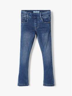 Girls Jeans Nmfpolly medium blauw denim - 56