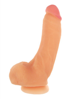Girthy George Dildo met Zuignap - 9 inch - Vleeskleur - Girthy George Dildo met Zuignap - 9 inch - Vleeskleur